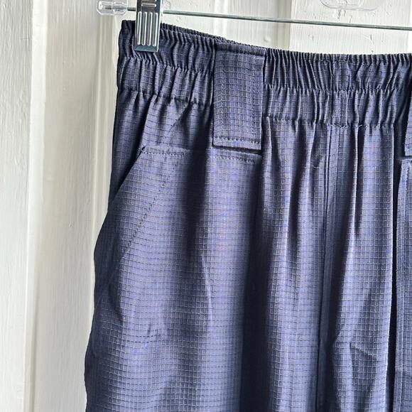 GANNI Ripstop Ecovero Lounge Pants Navy - Picture 4 of 9
